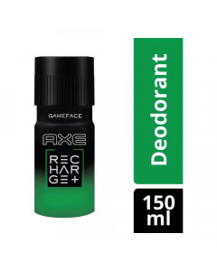 AXE RECHARGE+ GAMEFACE DEODORANT 150.00 ML BOTTLE AXE RECHARGE+ GAMEFACE DEODORANT 150.00 ML BOTTLE