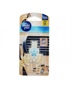 AMBI PUR VANILLA BOUQUET CAR FRESHENER 7.5 ML REFILL AMBI PUR VANILLA BOUQUET CAR FRESHENER 7.5 ML REFILL