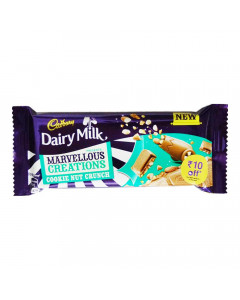 CADBURY DAIRY MILK MARVELLOUS CREATIONS COOKIES NUT CRUNCH 75.00 GM PACKET CADBURY DAIRY MILK MARVELLOUS CREATIONS COOKIES NUT CRUNCH 75.00 GM PACKET