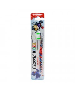 CLASSIC KIDZZ SUPER SOFT DESIGNER TOOTHBRUSH 5-12 YEARS CLASSIC KIDZZ SUPER SOFT DESIGNER TOOTHBRUSH 5-12 YEARS