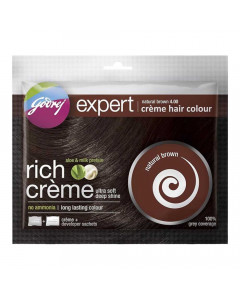 GODREJ EXPERT NATURAL BROWN 4 CREME HAIR COLOUR 20ML+ 20 GM SACHET GODREJ EXPERT NATURAL BROWN 4 CREME HAIR COLOUR 20ML+ 20 GM SACHET