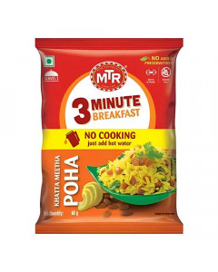 MTR 3 MINUTES KHATTA MEETHA POHA 60.00 GM PACKET