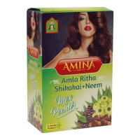 AMINA AMLA RITHA SHIKAKAI NEEM MIX POWDER 80 Gm