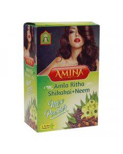 AMINA AMLA RITHA SHIKAKAI NEEM MIX POWDER 80 Gm