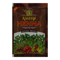 AMINA HENNA NATURAL BROWN MEHNDI 25 GM PACKET