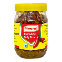NEERAJ STUFFED RED CHILLI PICKLE 200.00 GM JAR