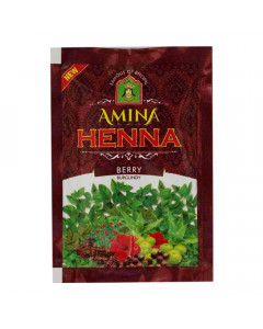 AMINA HENNA BERRY BURGUNDY 25 GM PACKET