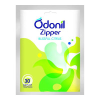 ODONIL ZIPPER BLISSFUL CITRUS AIR FRESHNER 10.00 GM PACKET