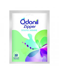 ODONIL ZIPPER SOULFUL JASMINE AIR FRESHNER 10.00 GM PACKET ODONIL ZIPPER SOULFUL JASMINE AIR FRESHNER 10.00 GM PACKET