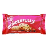 BRITANNIA GOOD DAY WONDERFULLS BERRIES & NUTS COOKIE 75.00 GM PACKET