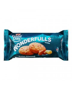 BRITANNIA GOOD DAY WONDERFULLS BUTTER ALMOND COOKIE 75.00 GM PACKET BRITANNIA GOOD DAY WONDERFULLS BUTTER ALMOND COOKIE 75.00 GM PACKET