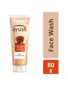 AYUSH NATURAL FAIRNESS SAFFRON FACE WASH 80.00 GM TUBE