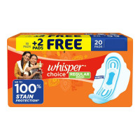 WHISPER CHOICE REGULAR WINGS 20.00 PADS PACKET