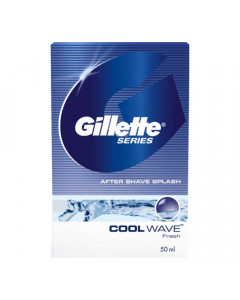 GILLETTE SERIES COOL WAVE AFTER SHAVE SPLASH 50.00 ML BOX GILLETTE SERIES COOL WAVE AFTER SHAVE SPLASH 50.00 ML BOX