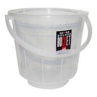 CELLO SUPER DELUXE TRANSPARENT BUCKET-2001 16 LTR