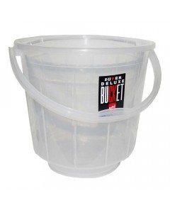 CELLO SUPER DELUXE TRANSPARENT BUCKET-2001 16 LTR