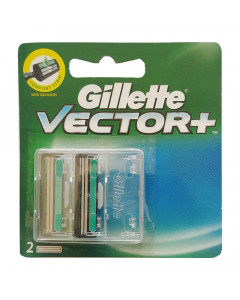 GILLETTE VECTOR+ 2 CARTRIDGES 1.00 NO GILLETTE VECTOR+ 2 CARTRIDGES 1.00 NO