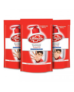LIFEBUOY TOTAL 10 PROTECT HANDWASH 3X 185.00 ML PACKET LIFEBUOY TOTAL 10 PROTECT HANDWASH 3X 185.00 ML PACKET