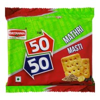 BRITANNIA 50-50 MATHRI MASTI BISCUITS 120.00 GM PACKET BRITANNIA 50-50 MATHRI MASTI BISCUITS 120.00 GM PACKET