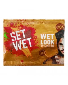 SET WET WET LOOK HAIR GEL 10.00 ML PACKET SET WET WET LOOK HAIR GEL 10.00 ML PACKET