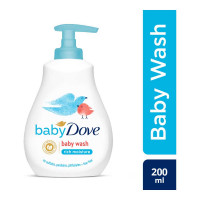 DOVE HAIR TO TOE BABY WASH RICH MOISTURE 200.00 ML BOTTLE