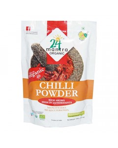 24 MANTRA ORGANIC CHILLI POWDER 100.00 GM PACKET