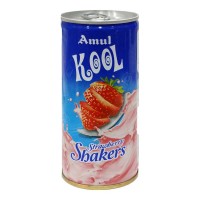 AMUL KOOL STRAWBERRY SHAKERS 200.00 ML CAN