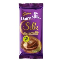 CADBURY DAIRY MILK SILK CARAMELLO CHOCOLATE 136 GM