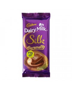 CADBURY DAIRY MILK SILK CARAMELLO CHOCOLATE 136 GM CADBURY DAIRY MILK SILK CARAMELLO CHOCOLATE 136 GM