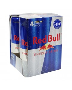 RED BULL ENERGY DRINK 4X 250 ML RED BULL ENERGY DRINK 4X 250 ML