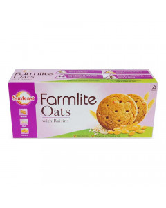 SUNFEAST FARMLITE OATS & RAISINS BISCUITS 75.00 GM BOX SUNFEAST FARMLITE OATS & RAISINS BISCUITS 75.00 GM BOX