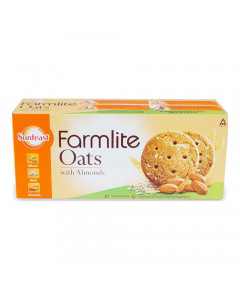 SUNFEAST FARMLITE OATS & ALMONDS BISCUITS 75 GM SUNFEAST FARMLITE OATS & ALMONDS BISCUITS 75 GM