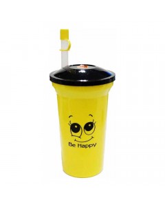 BE HAPPY SIPPER GLASS 1 NO. BE HAPPY SIPPER GLASS 1 NO.