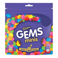 CADBURY GEMS MINIS CHOCOLATE 126.40 GM PACKET
