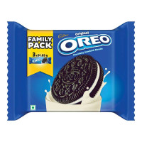 CADBURY ORIGINAL OREO CHOCOLATEY SANDWICH BISCUITS 275.55 GM PACKET
