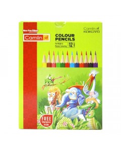 CAMLIN COLOUR PENCILS 85 MM 12 SHADES CAMLIN COLOUR PENCILS 85 MM 12 SHADES