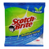 SCOTCH BRITE ANTIBACTERIAL SCRUB PAD 1.00 PCS PACKET