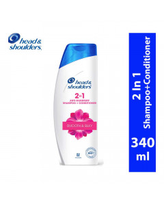 HEAD & SHOULDER SMOOTH & SILKY 2 IN 1 SHAMPOO+CONDITIONER 340.00 ML BOTTLE HEAD & SHOULDER SMOOTH & SILKY 2 IN 1 SHAMPOO+CONDITIONER 340.00 ML BOTTLE