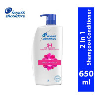 HEAD & SHOULDERS SMOOTH & SILKY 2 IN 1 SHAMPOO+CONDITIONER- 650.00 ML BOTTLE