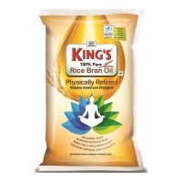 KINGS RICE BRAN OIL 1.00 LTR PACKET