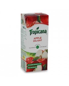 TROPICANA APPLE DELIGHT JUICE 180.00 ML TETRAPACK