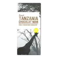 AMUL TANZANIA CHOCOLAT NOIR DARK CHOCOLATE 125.00 GM BOX