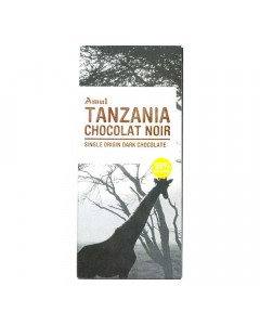AMUL TANZANIA CHOCOLAT NOIR DARK CHOCOLATE 125.00 GM BOX AMUL TANZANIA CHOCOLAT NOIR DARK CHOCOLATE 125.00 GM BOX