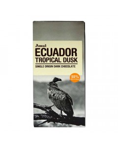 AMUL ECUADOR TROPICAL DUSK DARK CHOCOLATE 125.00 GM BOX AMUL ECUADOR TROPICAL DUSK DARK CHOCOLATE 125.00 GM BOX