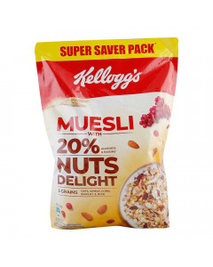 KELLOGGS MUESLI NUTS DELIGHT 750.00 GM PACKET KELLOGGS MUESLI NUTS DELIGHT 750.00 GM PACKET