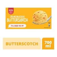 KWALITY WALLS BUTTERSCOTCH ICE CREAM 700.00 ML BOX