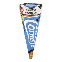 KWALITY WALLS CORNETTO CHOCO VANILLA ICE CREAM CONE 105 ML CONE