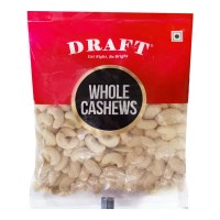 DRAFT WHOLE CASHEWS 500.00 GM PACKET