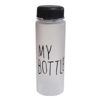FROSTED PLASTIC BOTTLE  1.00 PCS