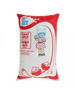 AMUL GOLD MILK 1.00 LTR PACKET AMUL GOLD MILK 1.00 LTR PACKET